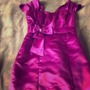 Customs made pink dress